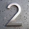 modern house numbers 2