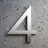 modern house numbers 4
