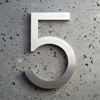 modern house numbers 5