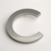 modern house numbers letter C