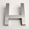modern house numbers letter H