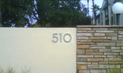 modern house numbers 510