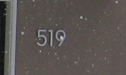 modern house numbers 519