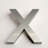 modern house numbers letter X