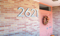 modern house numbers