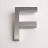 modern house numbers letter F