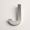 modern house numbers letter J