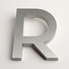 modern house numbers letter R