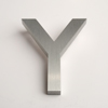 modern house numbers letter Y