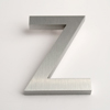 modern house numbers letter Z